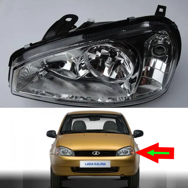 Фара передня ліва основного світло LADA 1118-Каліна (AutoLight), фото 1