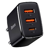 Baseus Compact Quick Charger PD 3.0+QC 3.0 30W Зарядное Устройство