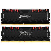 Модуль памяти для компьютера DDR4 16GB (2x8GB) 4600 MHz FURY Renegade RGB Black Kingston Fury (ex.HyperX)