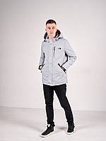 Чоловіча куртка демісезонна The North Face, колір сірий