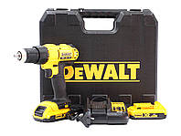 Дрель-шуруповерт DeWALT 18 В, 42 Hm, 2 акк., чемодан (DCD771D2)