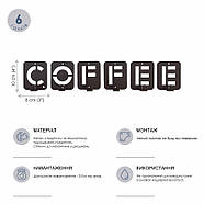 Вішалка настінна Coffee (металева), фото 4