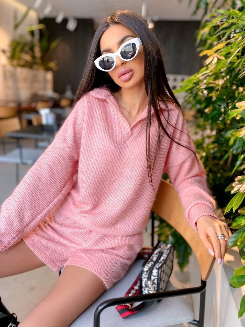 Жіночий в'язаний костюм, фото 1