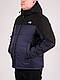 Чоловіча куртка демісезонна The North Face великого розміру, колір темно-синій - фото 2 - id-p2119309036
