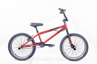 Велосипед Crossride 20 BMX-FRS ST "PHANTOM" рама 10 Червоний з чорною вилкою