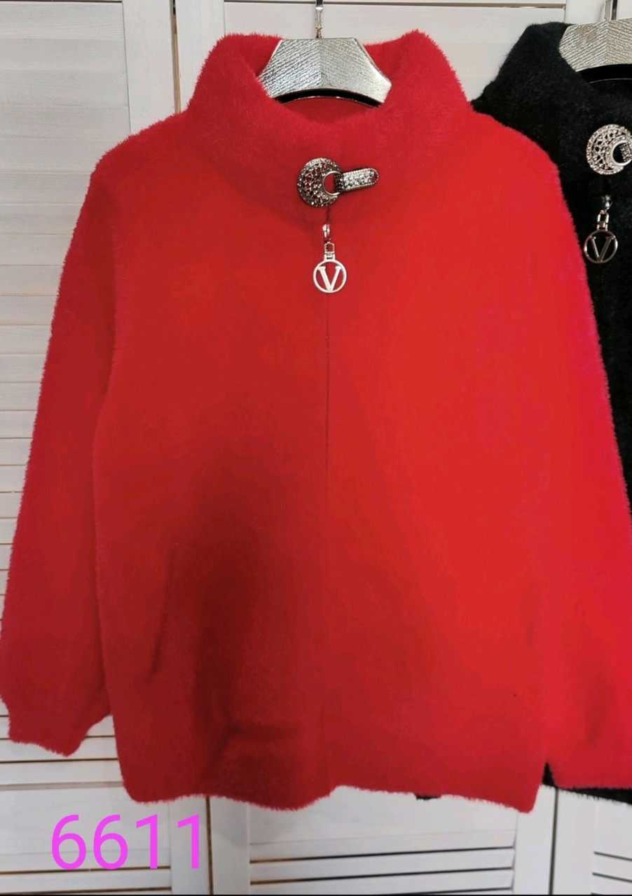 Жіноча альпака Куртка Кофта бомбер різні кольори 44-46, 48-50