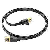 Патч-корд Hoco US07 сетевой кабель LAN 1м Gigabit Ethernet RJ45