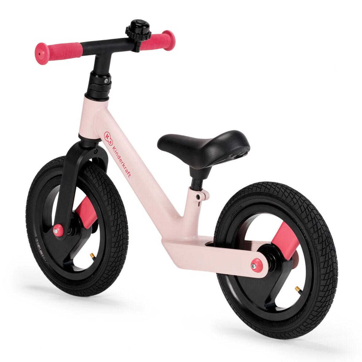 Детский транспорт беговел для малышей без педалей от 3 лет Kinderkraft GOSWIFT Pink, Велобег для девочек - фото 5 - id-p2119324243