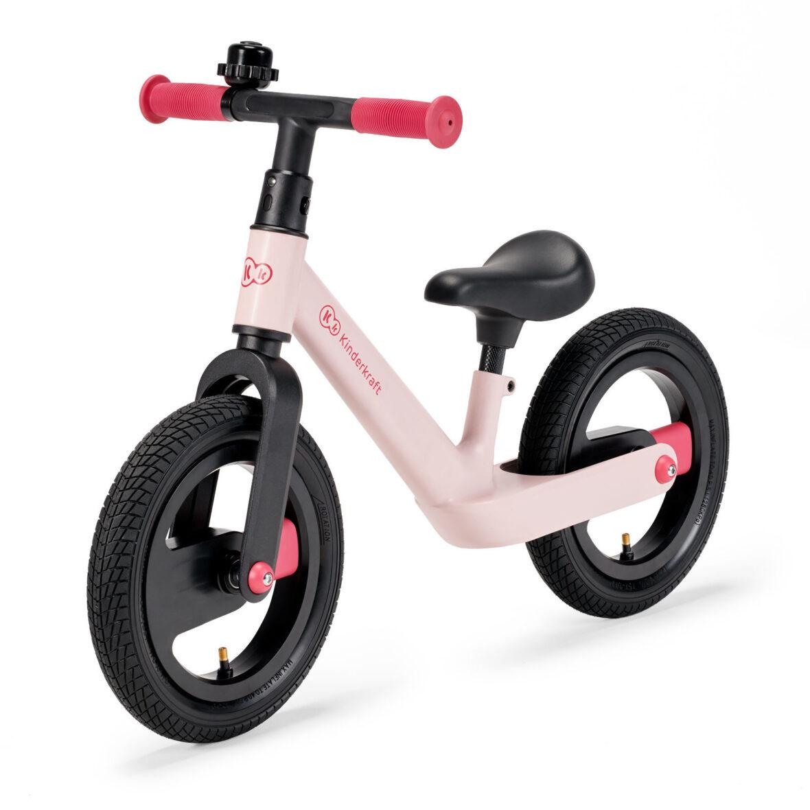 Детский транспорт беговел для малышей без педалей от 3 лет Kinderkraft GOSWIFT Pink, Велобег для девочек - фото 6 - id-p2119324243