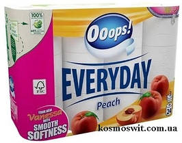 Туалетний папір Ooops! Everyday Peach 24 шт 120 відривів