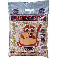 Lucky Pet (Лаки Пет) Древесный наполнитель, премиум, светлая гранула 6 кг