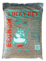 Lucky Pet (Лакі Пет) Деревний наповнювач, економ 12 кг