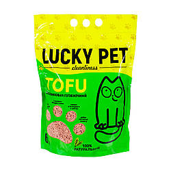 Lucky Pet (Лакі Пет) Тофу - Наповнювач гіпоалергенний для котячого туалету, з ароматом лаванди 6 л
