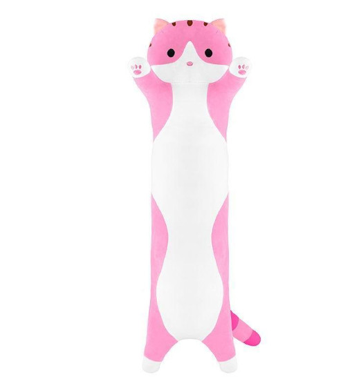 М'яка іграшка Кіт Батон 70 см Рожевий