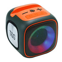 Портативная Bluetooth колонка TG359 7W с RGB подсветкой Green