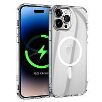 Чехол Hoco Magnetic для iPhone 14 Pro Max прозрачный с магнитом защитный