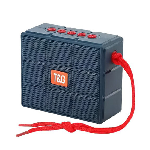 Портативна Bluetooth колонка TG311 5W з RGB підсвічуванням Blue