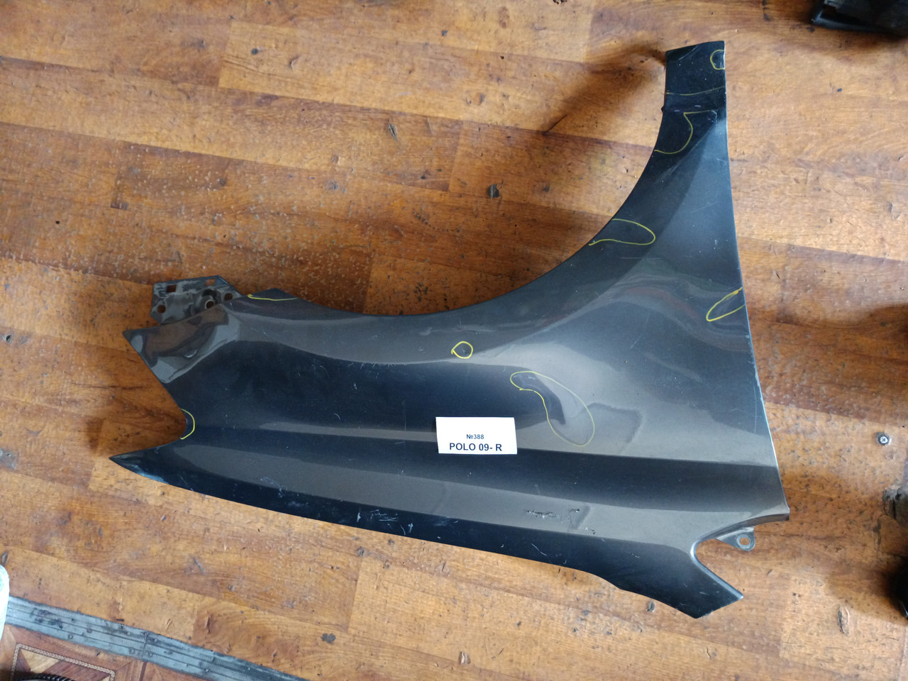 №388 Крило переднє праве для Volkswagen POLO 09-, фото 1