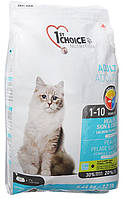 Сухой суперпремиум корм для кошек 1st Choice Adult Healthy Skin&Coat лосось 5.44 кг