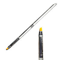 Пензель для гелю з прозорою ручкою №2