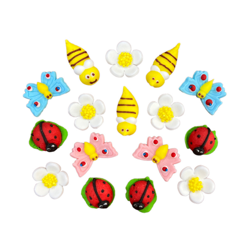 Набір цукрових прикрас  " ПОЛЬОВІ КОМАШКИ "