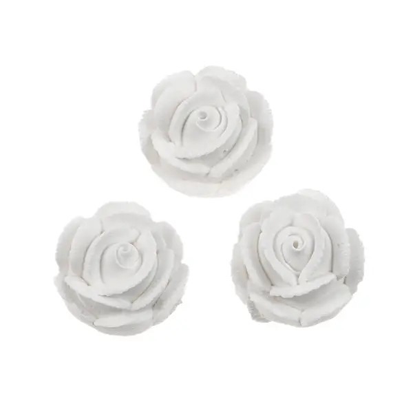 Набір цукрових прикрас " Троянда велика біла "