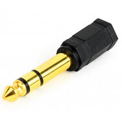 Перехідник 6.35мм M / F 3.5 мм Cablexpert A-6.35M-3.5F smart