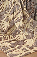 Двоспальний плед-покривало із мікрофібри бамбукового волокна 180х220 з принтом, м'який, теплий, фото 3