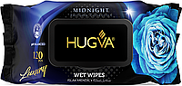 Салфетки влажные Hugva Luxury Midnight с клапаном 120 шт (8680731427035)