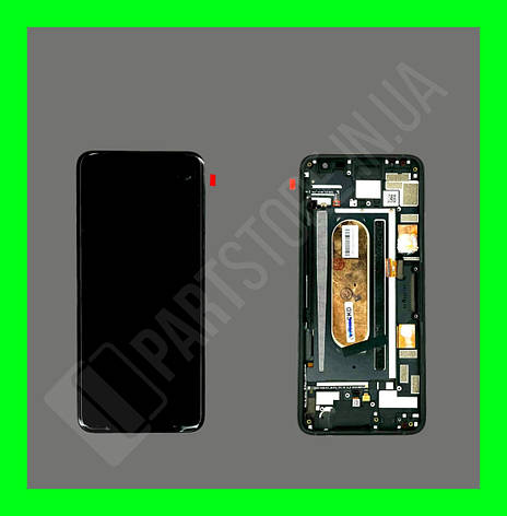 Дисплей Asus ROG Phone 3 (ZS661KS/ZS661KL) із сенсором і рамкою, чорний (OLED, оригінальні комплектуючі), фото 1