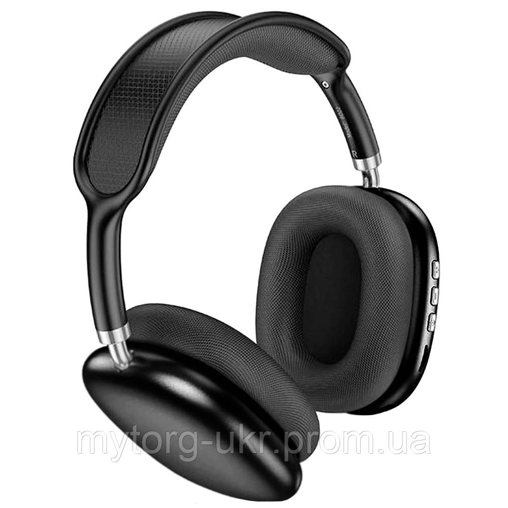 Бездротові навушники P9 Bluetooth 5.0 AUX MP3  Чорний