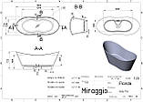 Ванна FLORIDA MIRASOFT Miraggio, фото 2