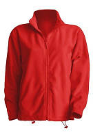 Куртка флисовая мужская, красная JHK