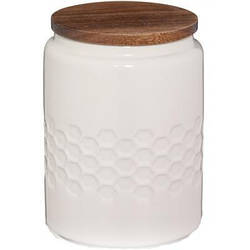 Ємність для сипучих продуктів Kela Mellis White 0,8 л 10,5х14,5 см 12084 smart