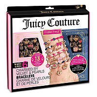 Juicy Couture: Набор для творчества 'Браслеты украшенные бархатом и жемчужинами' Make it Real MR4417