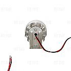 LED фара на мопед, скутер лінзована з кріпленням, фото 3