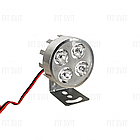 LED фара на мопед, скутер лінзована з кріпленням, фото 2