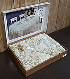 Велюрова скатертина Selin Yesim 160×350 см, фото 2