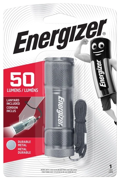 Ліхтар Energizer 3 LED Metal light new + 3 AAA (7638900388428)