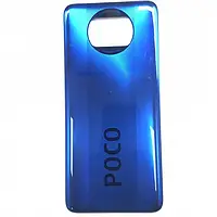 Задняя крышка Xiaomi Poco X3, Poco X3 NFC Cobalt Blue (Ориинал с разборки) (БУ)