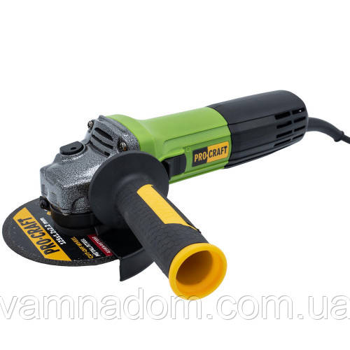 Болгарка ProCraft PW1100ЕS (Регулювання та стабілізація оборотів, 125 мм)