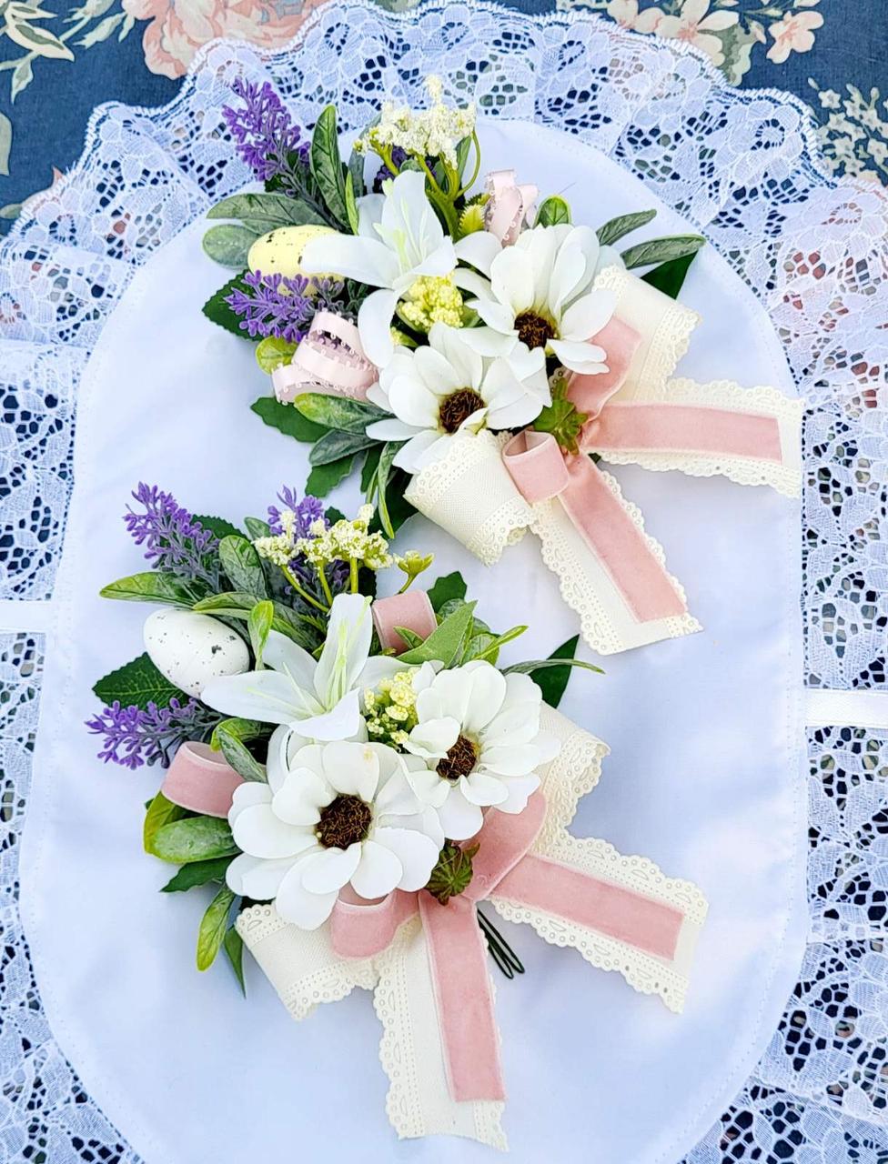 Прикраси на Великодній кошик