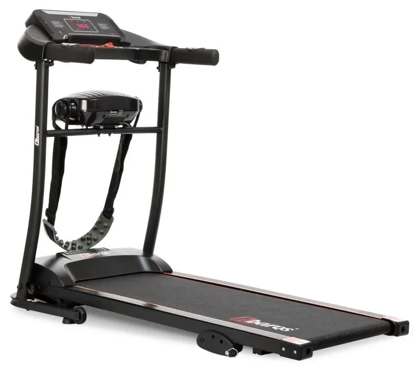 Бігова доріжка ABARQS BZ-402M Black + Масажер електрична домашній тренажер R_2265