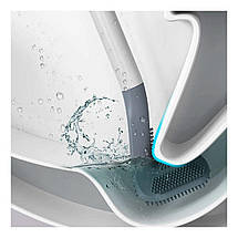 Силіконова щітка йоржик Toilet Brush для миття унітазу підвісна з гачком 40 см, фото 5