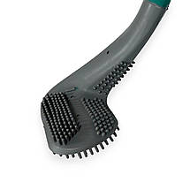 Силіконова щітка йоржик Toilet Brush для миття унітазу підвісна з гачком 40 см, фото 3