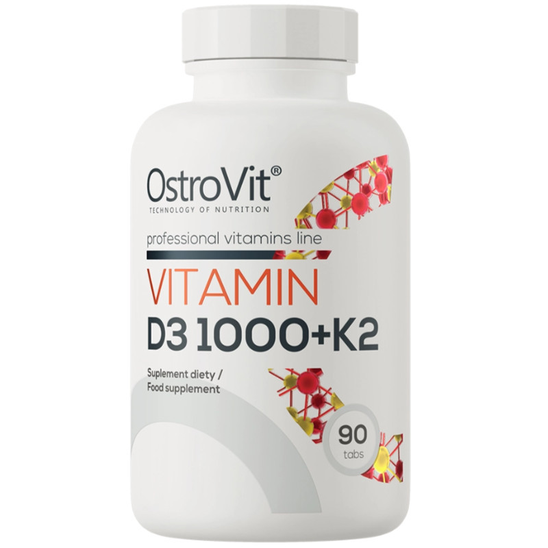 OstroVit Vitamin D3 1000 + K2 90 tabs