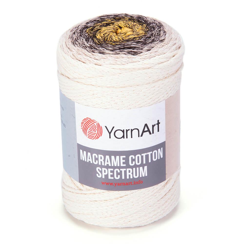 Бавовняний шнур плетений YarnArt Macrame Cotton Spectrum No1301 (Янарт Макраме котон спектрум) 250 г 225 м