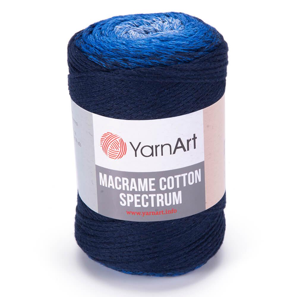 Бавовняний шнур плетений YarnArt Macrame Cotton Spectrum No1324 (Янарт Макраме котон спектрум) 250 г 225 м, фото 1