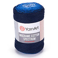 Хлопковый шнур плетеный YarnArt Macrame Cotton Spectrum №1324 (Янарт Макраме котон спектрум) 250 г 225 м