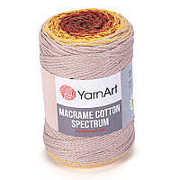 Хлопковый шнур плетеный YarnArt Macrame Cotton Spectrum №1325 (Янарт Макраме котон спектрум) 250 г 225 м